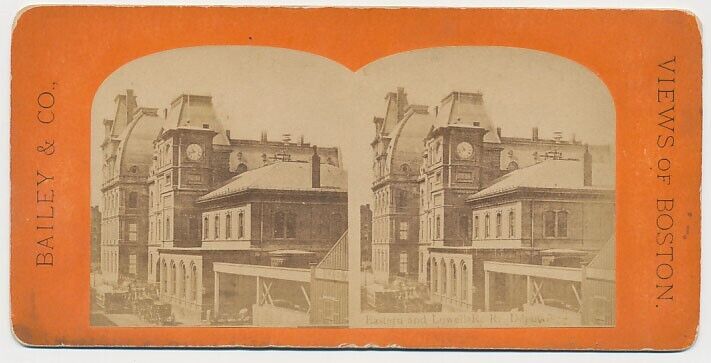 BOSTON SV - Railroad Depot - Bailey & Co. 1870s