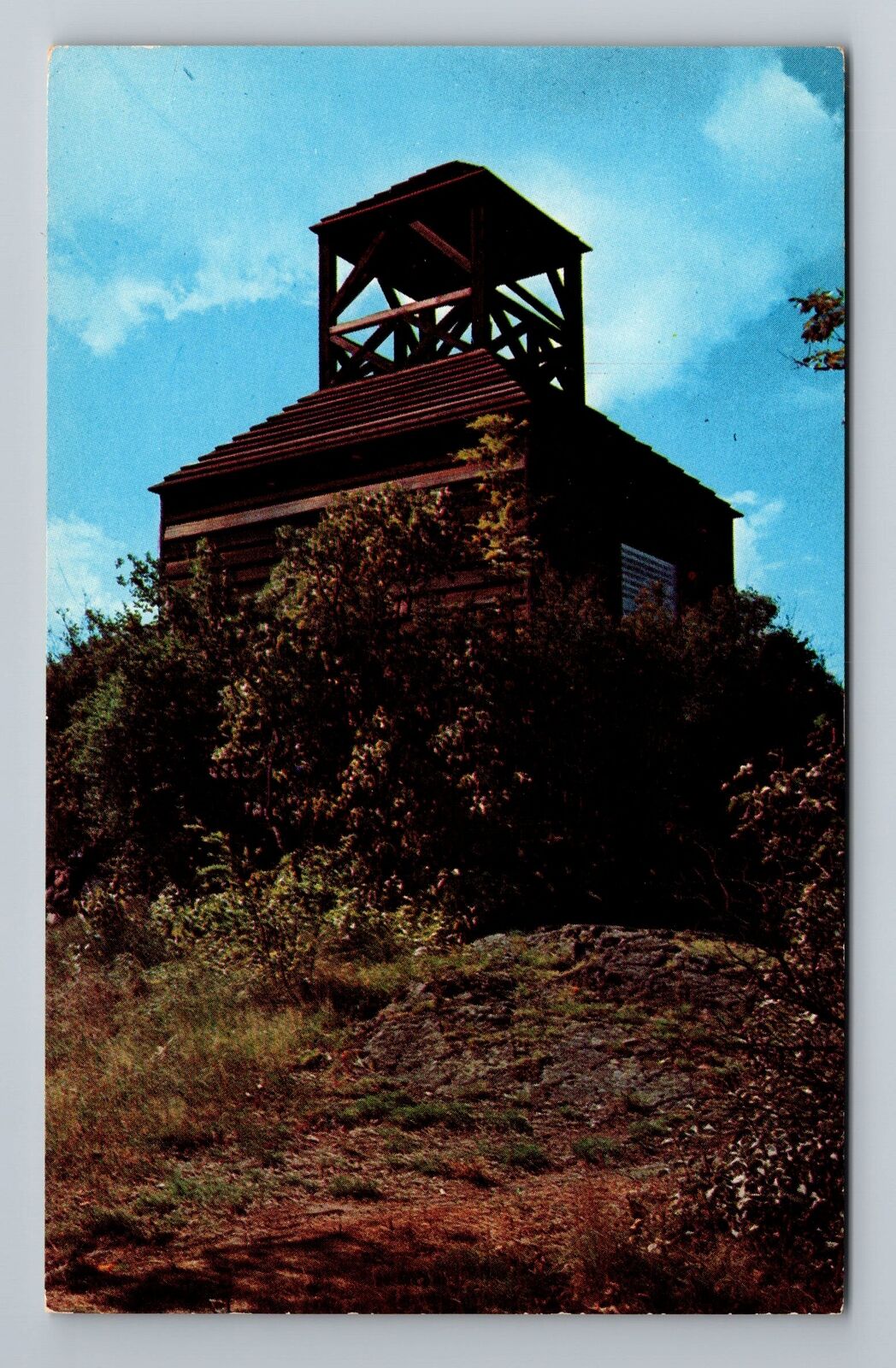 Lexington MA-Massachusetts, Old Belfry, Revolutionary Battle Vintage Postcard