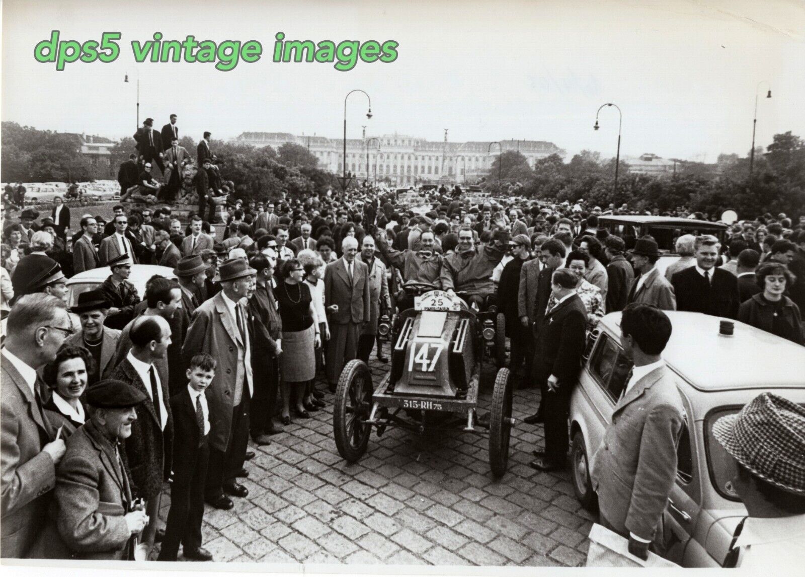 Renault 1965 REPEAT OF  1902 Paris To Vienna Race Car  Press -8x10 Vintage print