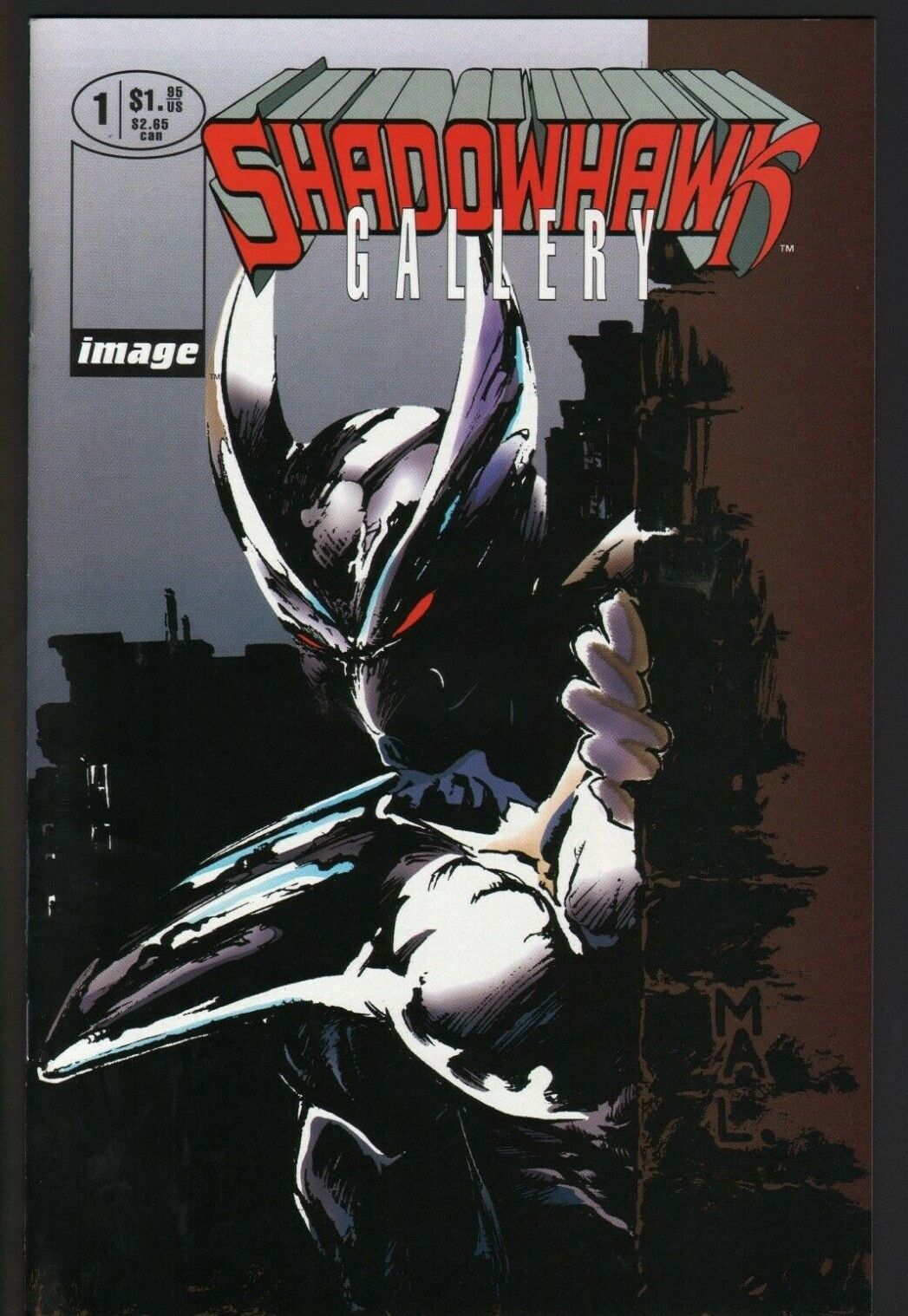 1994 April Shadowhawk Gallery - Image Comic Book #1