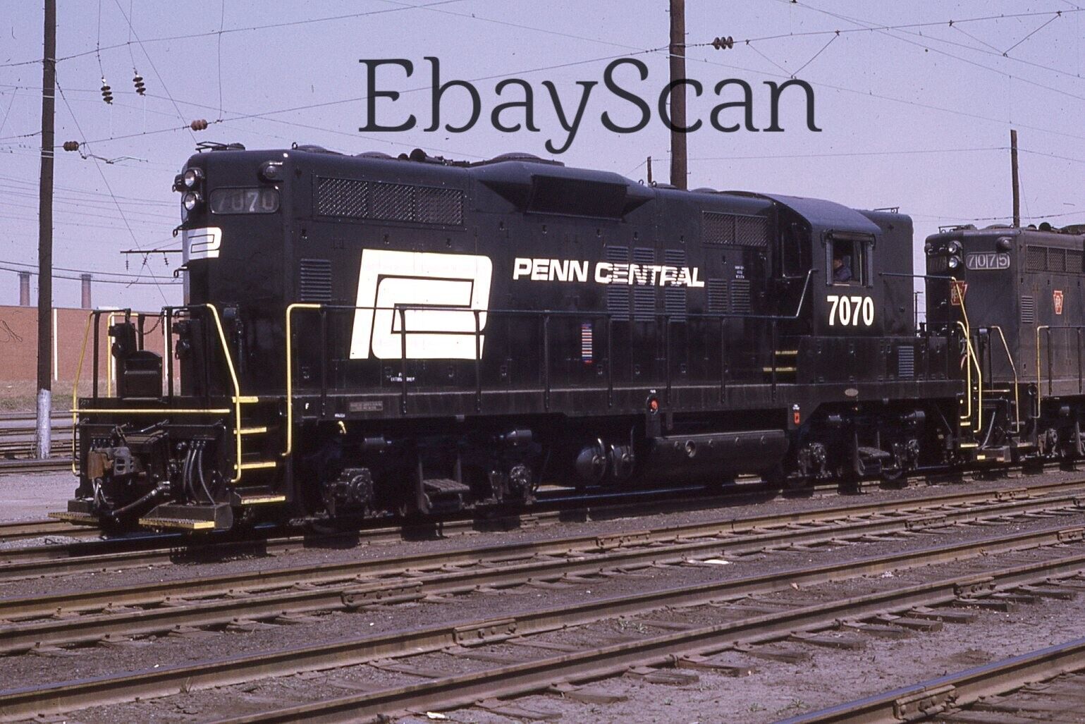 Original 35mm Kodachrome Slide Pennsylvania Penn Central Railroad Train 1960\'s