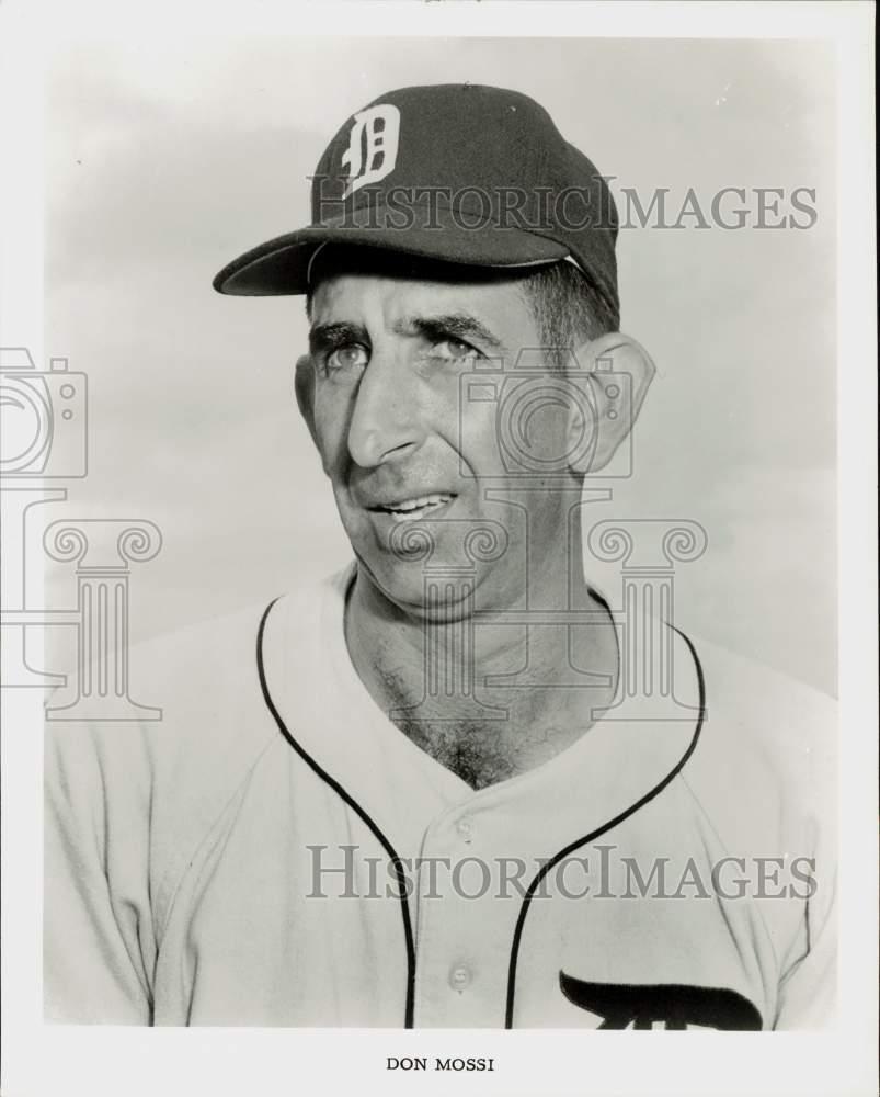 Press Photo Detroit Tigers baseball coach Don Mossi - kfx05130