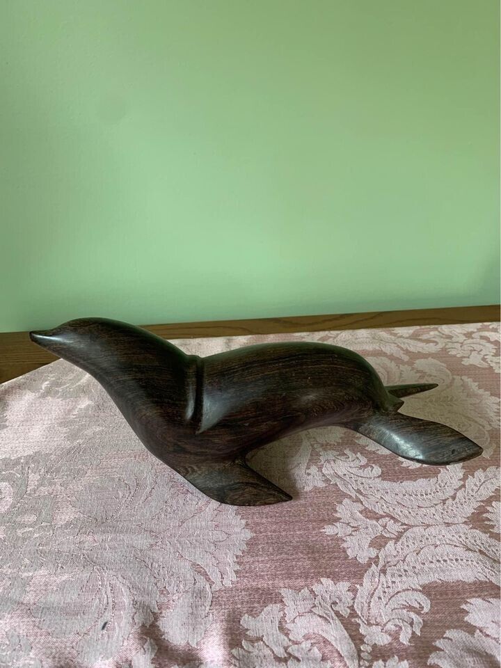  Seal Sea Lion Statue Sculpture Beautiful Piece 12 Inches X 5 Inches