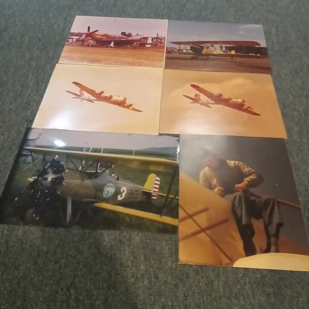 6 large aircraft photos