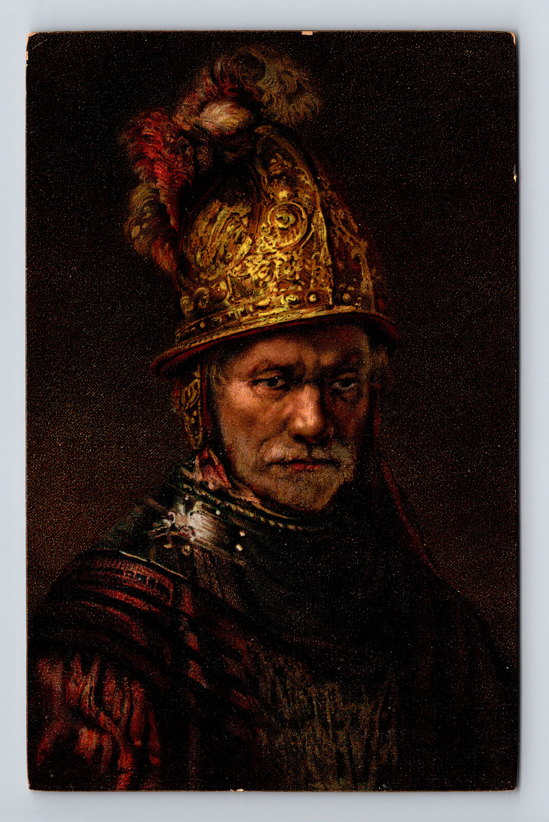 STENGEL Artist Rembrandt Man with the Golden Helmet Postcard