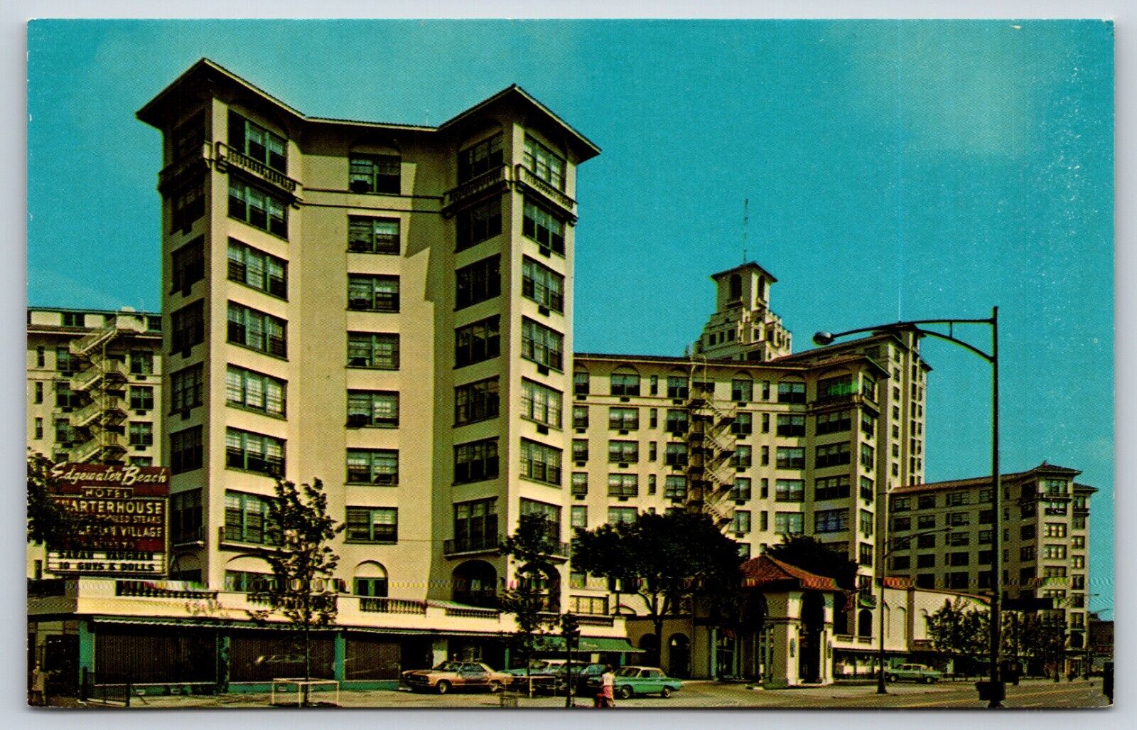 Vintage Postcard Chicago Illinois Edgewater Beach Hotel G10