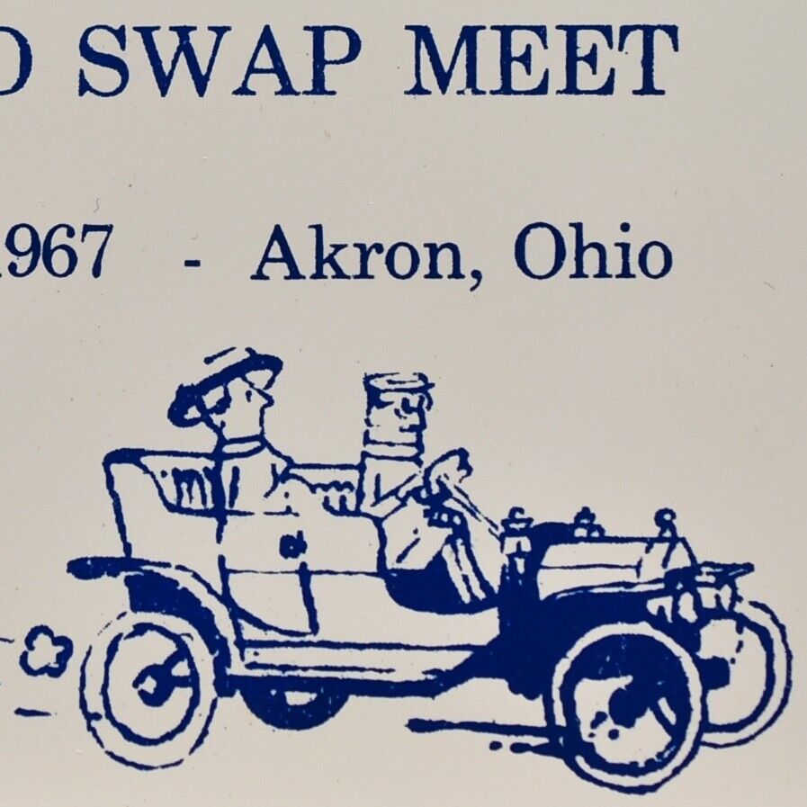 1967 Antique Vintage Car Club Auto Show Swap Meet Akron Ohio Plaque