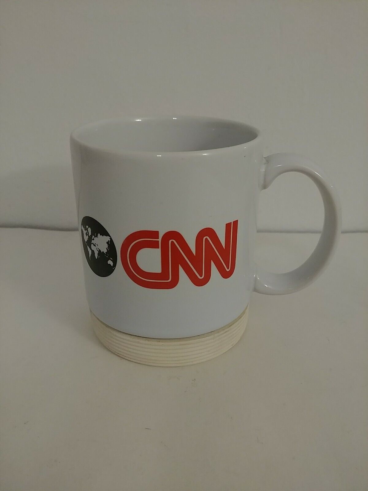 Vintage CNN Coffee MUG Cup non slip Network 80-90\'s TV Television Atlanta