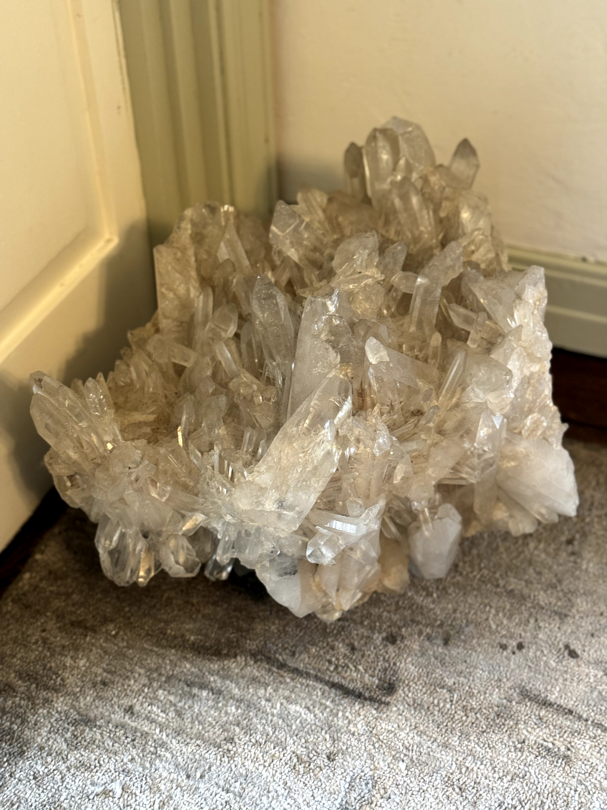 Grade A crystal cluster 40 lbs