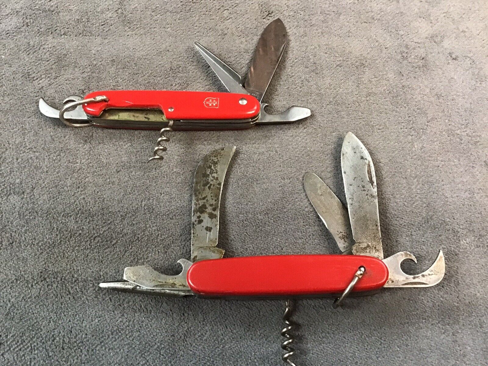 Vintage Imperial Matterhorn And Colonial Camping Knife Lot -  USA