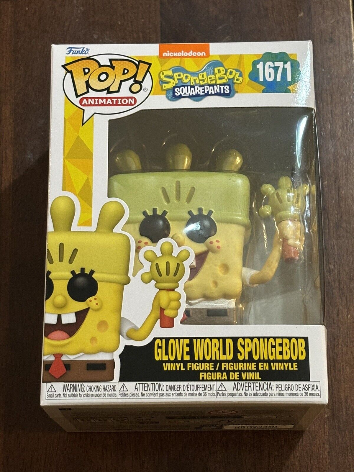 IN HAND SpongeBob SquarePants 25th Anniv Glove World SpongeBob Funko Pop
