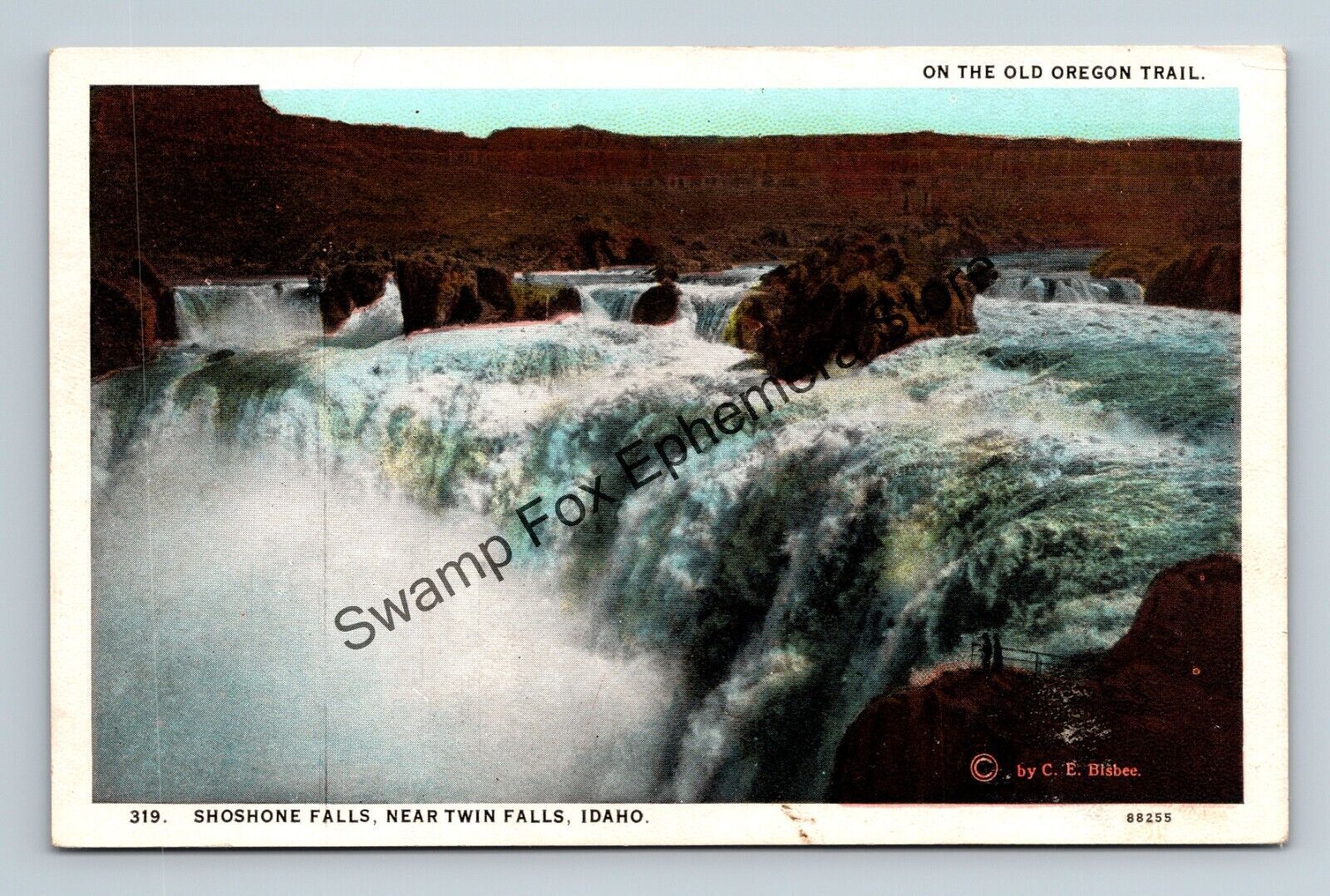 Postcard On The Old Oregon Trail Shoshone Falls Near Twin Falls Idaho