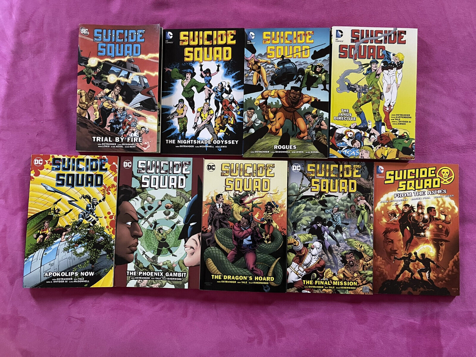 Suicide Squad by Ostrander TPB Set 1 2 3 4 5 6 7 8 From the Ashes