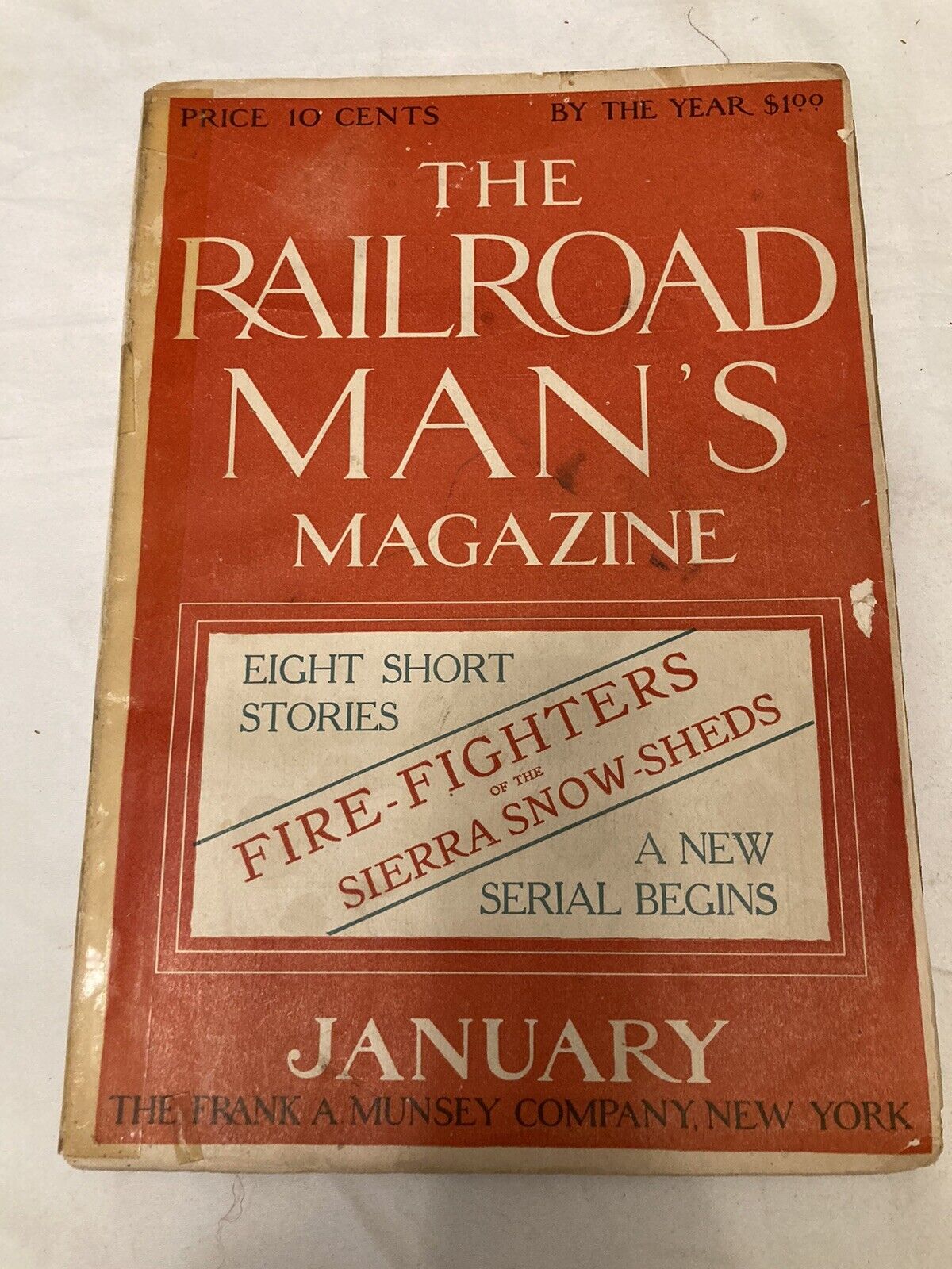 The Railroad Man\'s Magazine January 1907 Volume 1 Number 4 Firefighters