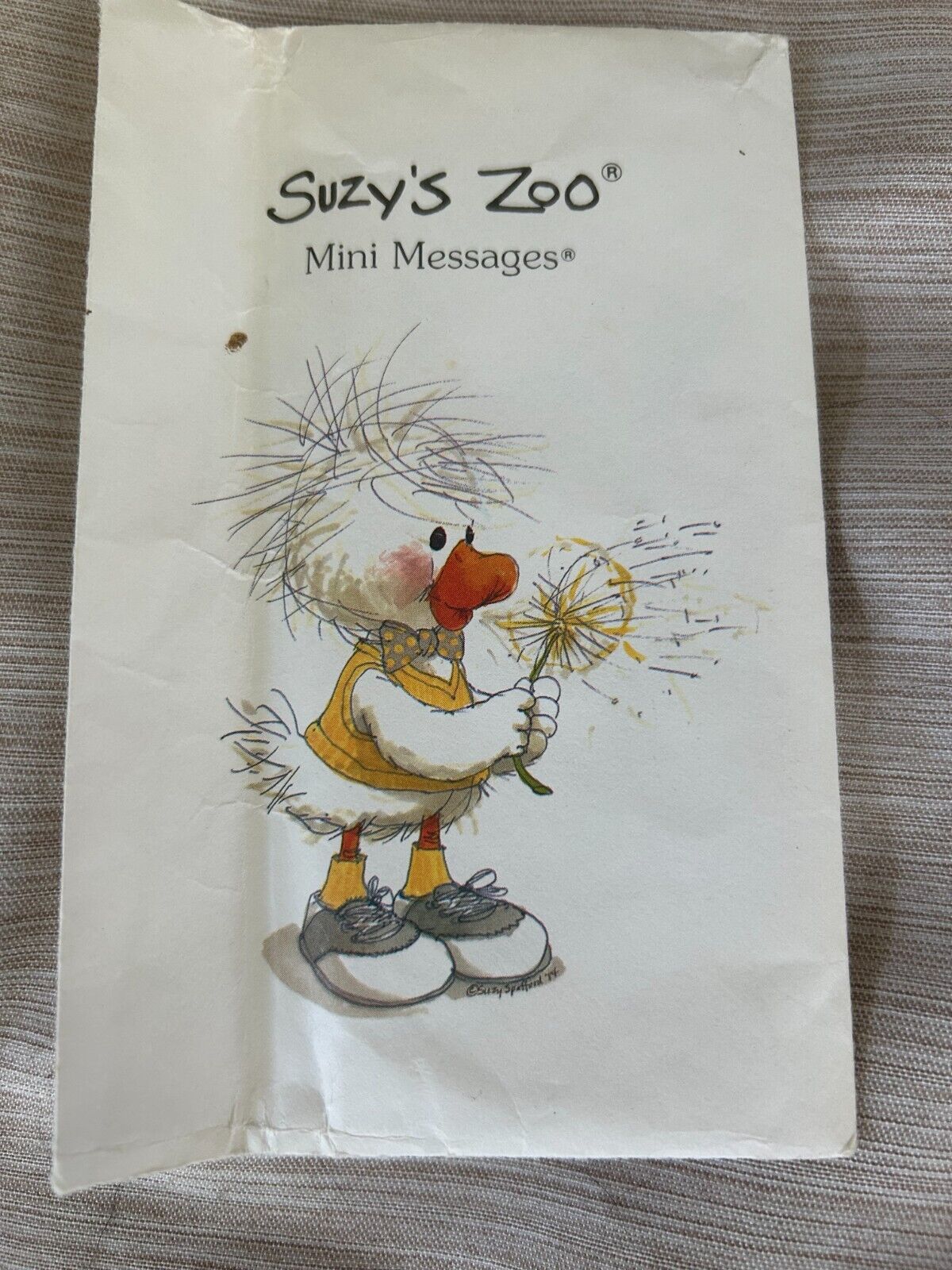 Suzy’s Zoo Mini Messages  from the 1980s - 20