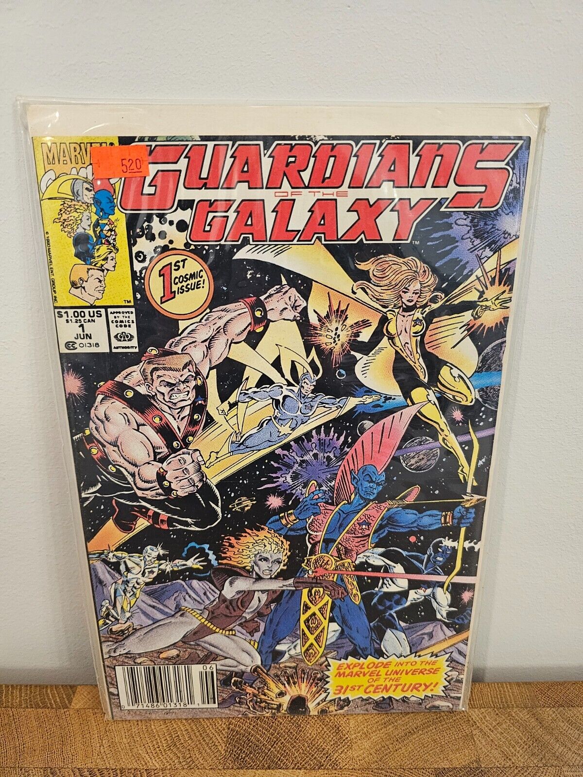 Guardians of the Galaxy #1 1st Cosmic Issue Marvel Comics Vintage 1990
