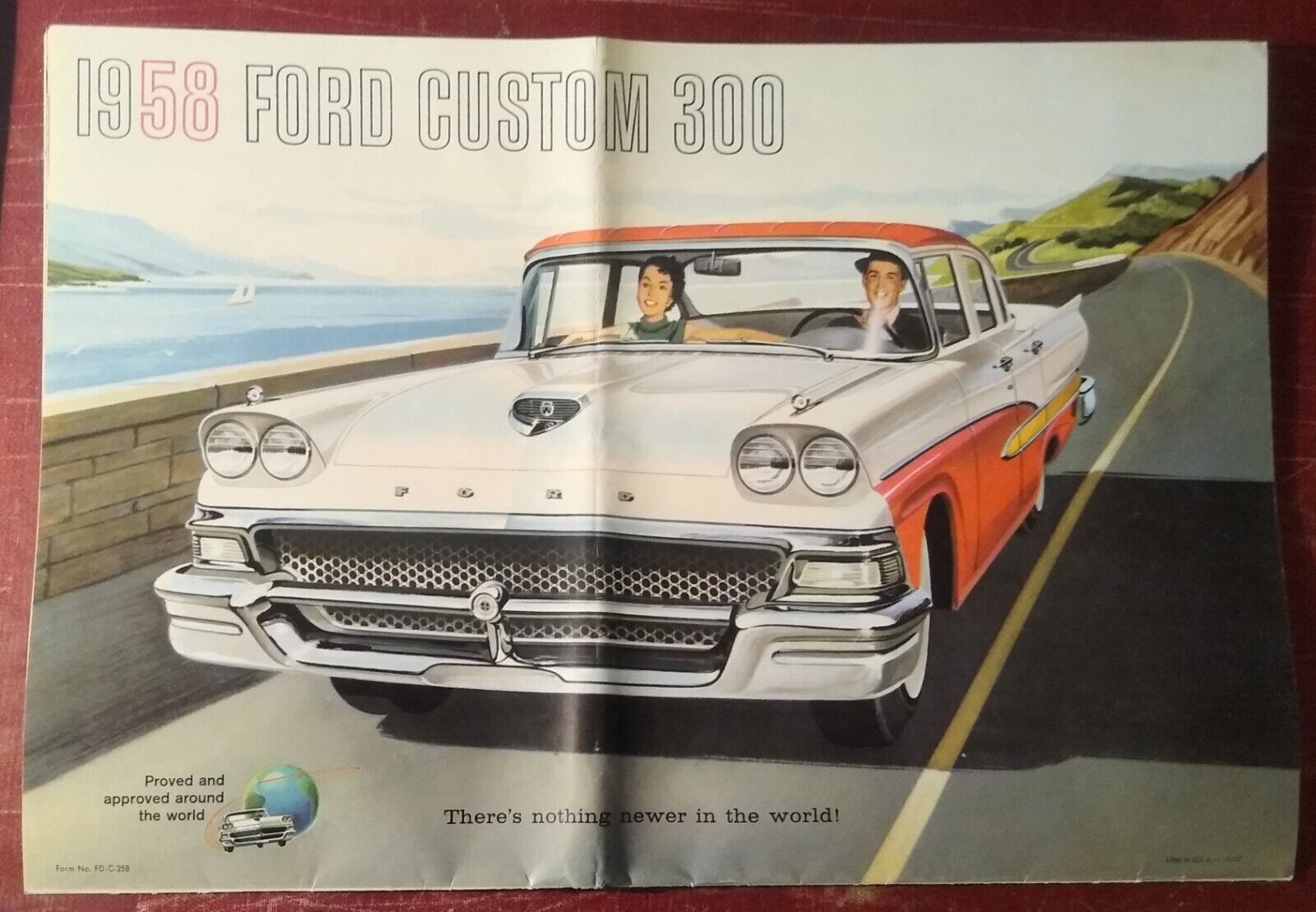 1958 Ford Custom 300 Original Brochure