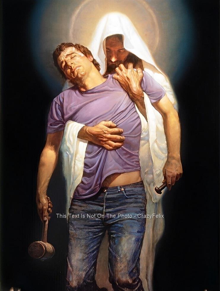 Forgiven II by Thomas Blackshear Jesus Christ Art 8X10 Print Picture Poster 425C