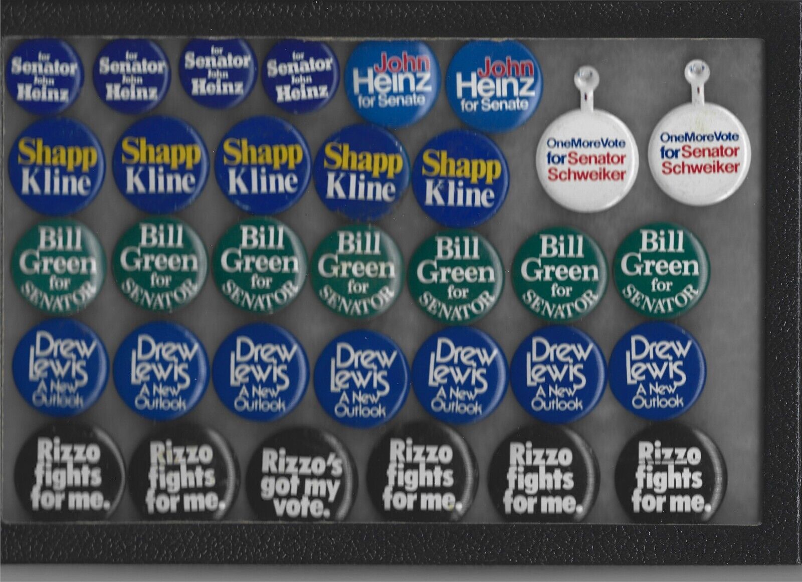 Group Lot Pennsylvania State Local Political Campaign Buttons Pins