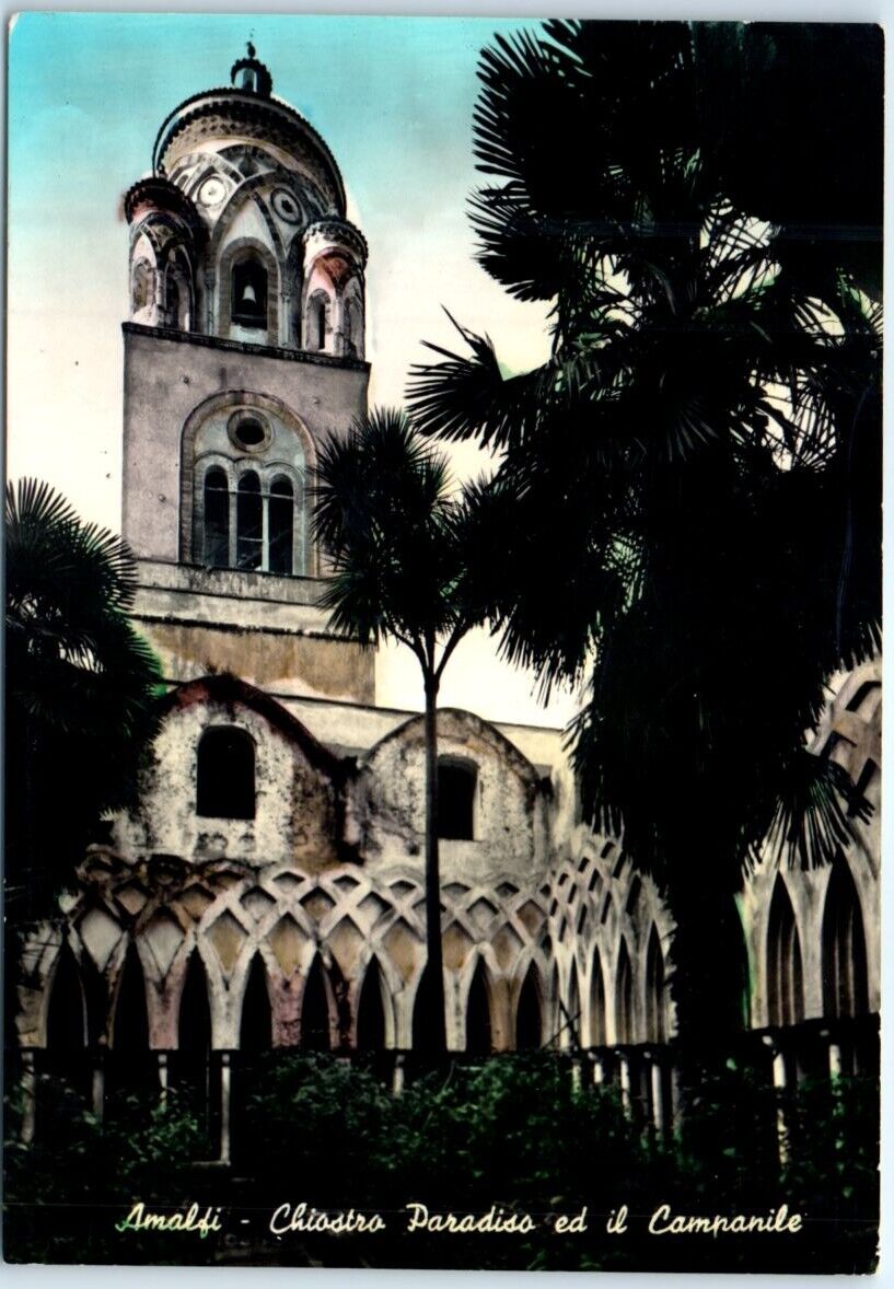 Postcard - Chiostro Paradiso ed il Campanile - Amalfi, Italy