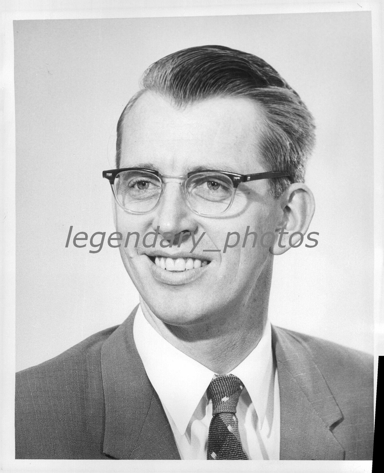 1956 Portrait of Educator James C Fletcher Original News Service Photo
