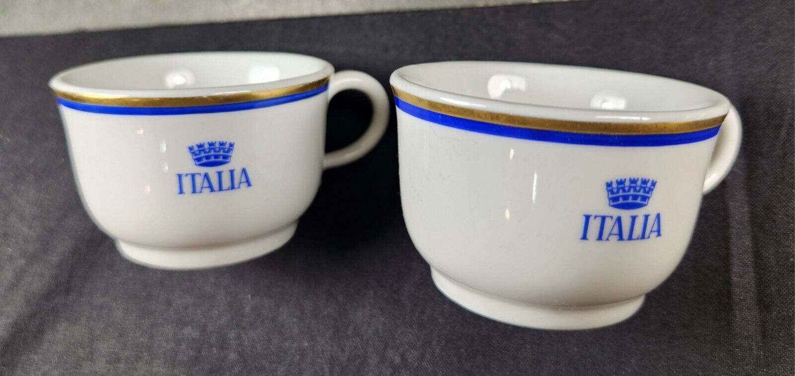 Two ITALIAN LINE Demi-Tasse Cups \