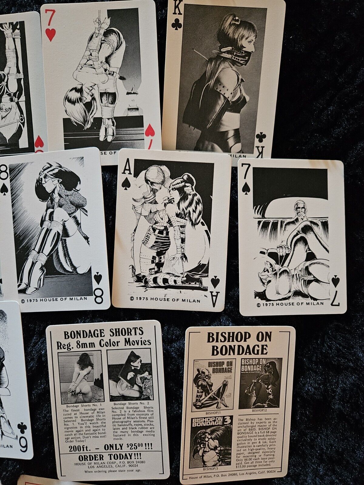 Vintage Bondage Robert Bishop Playing Cards 1975 House Of Milan