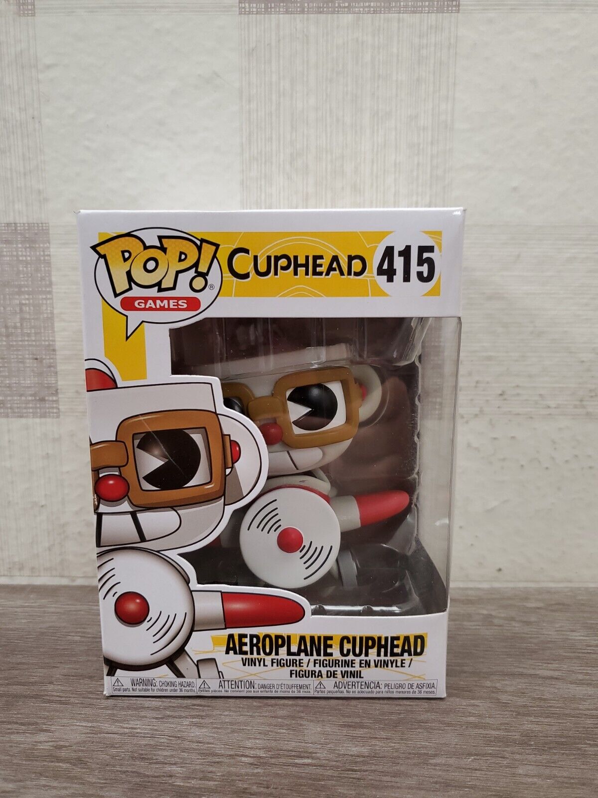Funko Pop Cuphead 415 Aeroplane Cuphead New ✅
