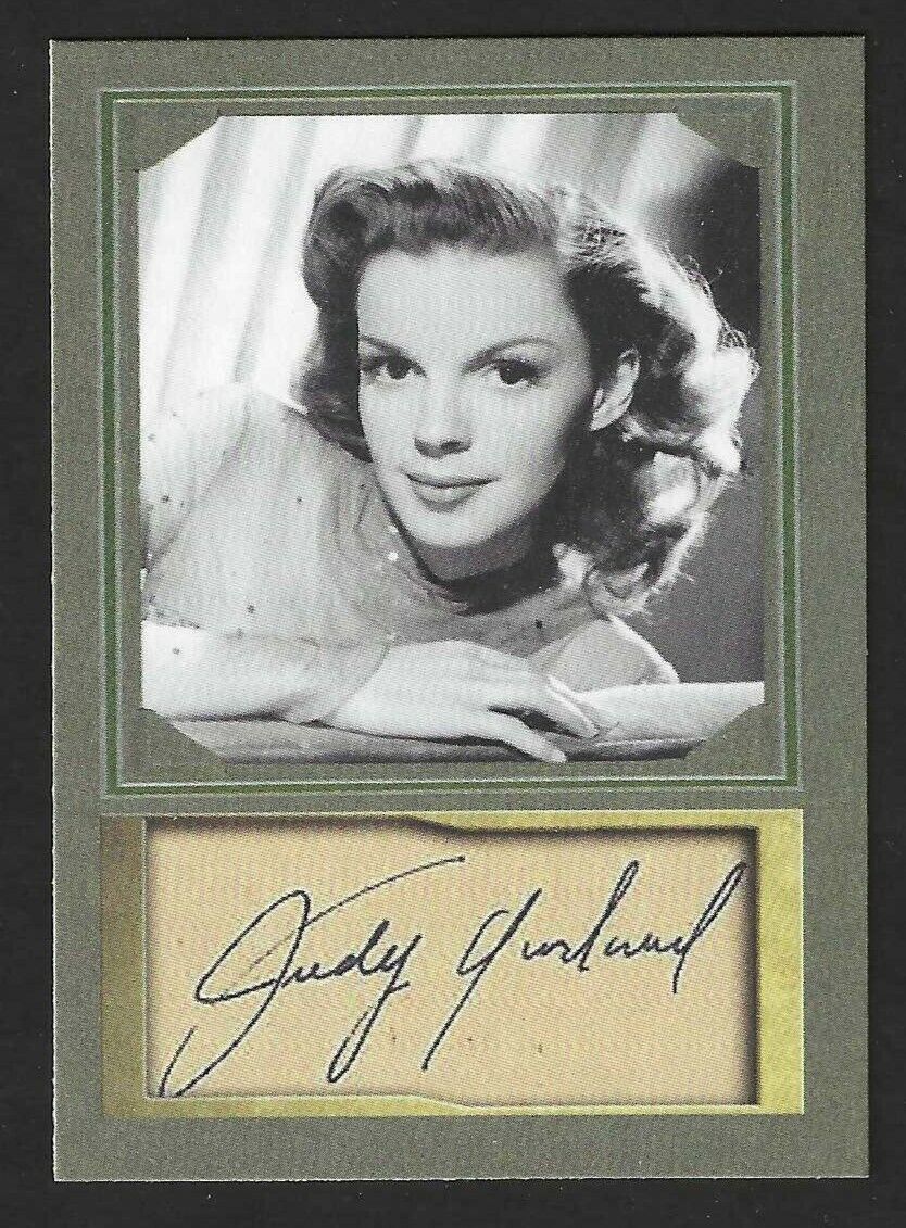 JUDY GARLAND (WIZARD OF OZ) - ACEO D. GORDON PROMO TRADING CARD - MINT CONDITION
