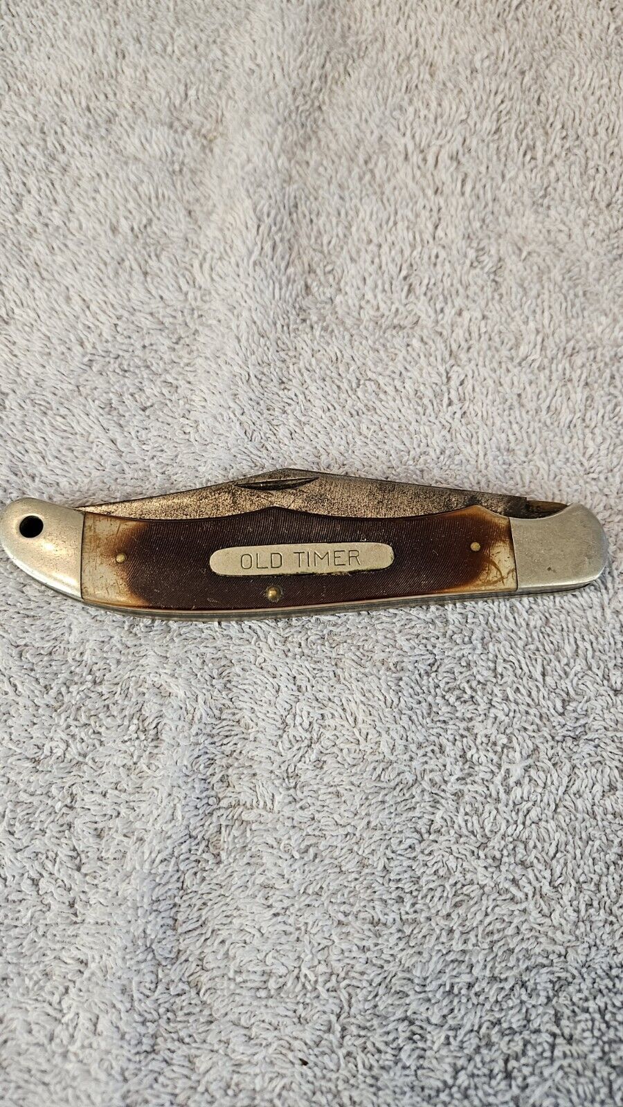 AUTHENTIC SCHRADE OLD TIMER 1250T SINGLE BLADE FOLDING LOCKING POCKET KNIFE 