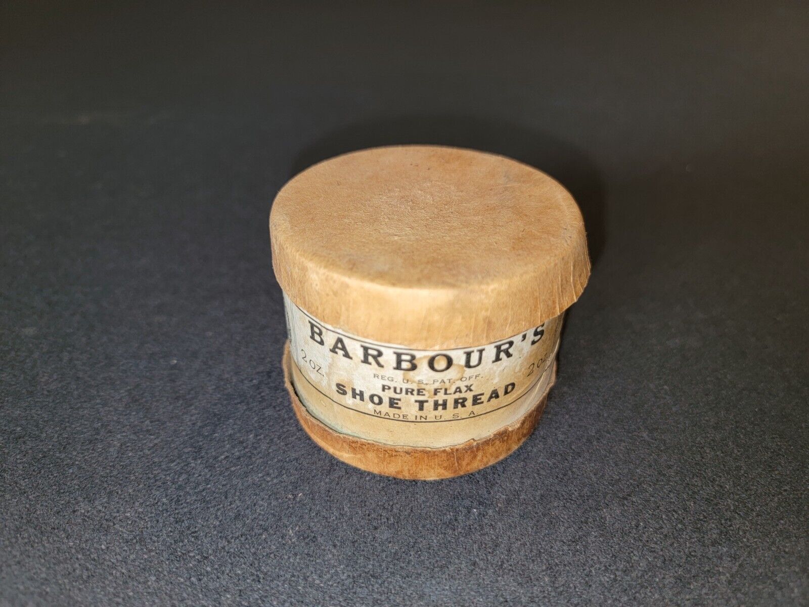 **RARE**Barbour\'s Pure Flax Shoe Thread 2oz. #10 Made in USA