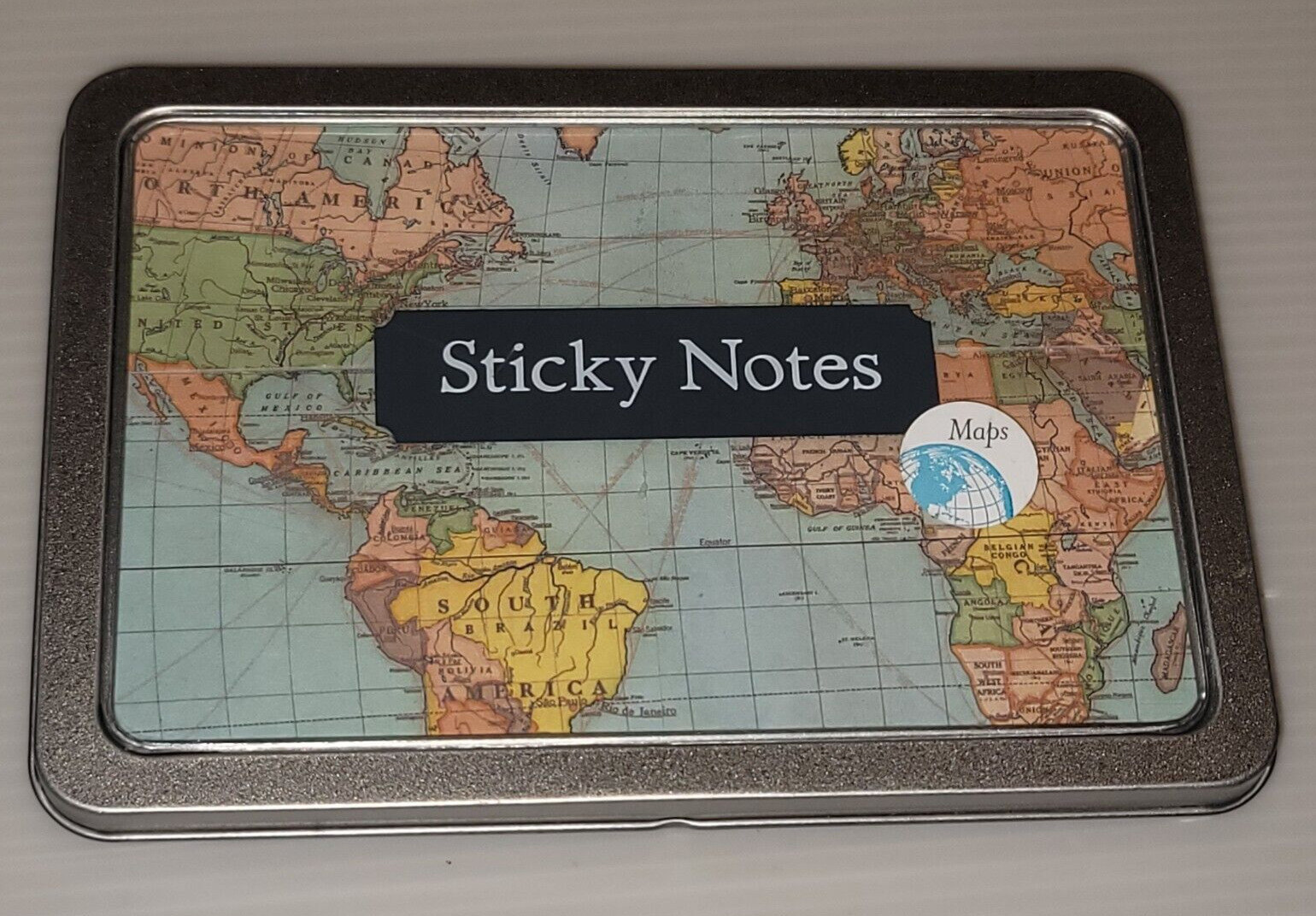 Vintage Maps Sticky Notes, 300 COUNT 2012 (Maps)