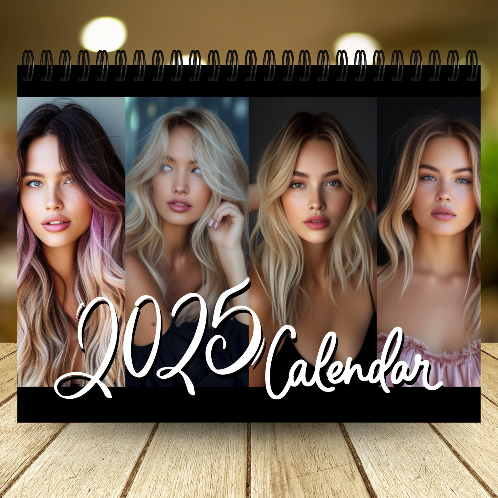 Beautiful Women 2025 Calendar | 12 Month Calendar | Sexy Girl Calendar