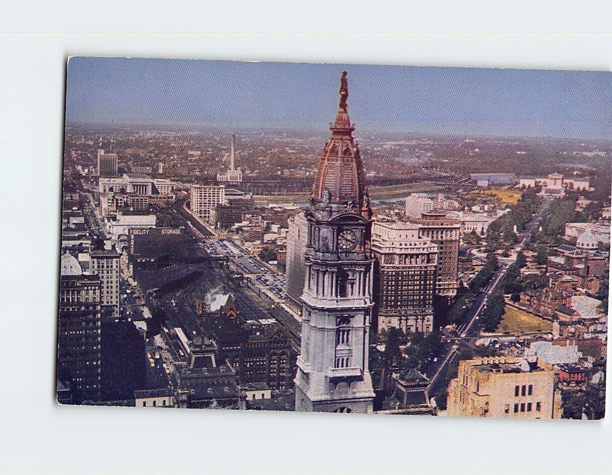Postcard View from P.S.F.S Building Philadelphia Pennsylvania USA