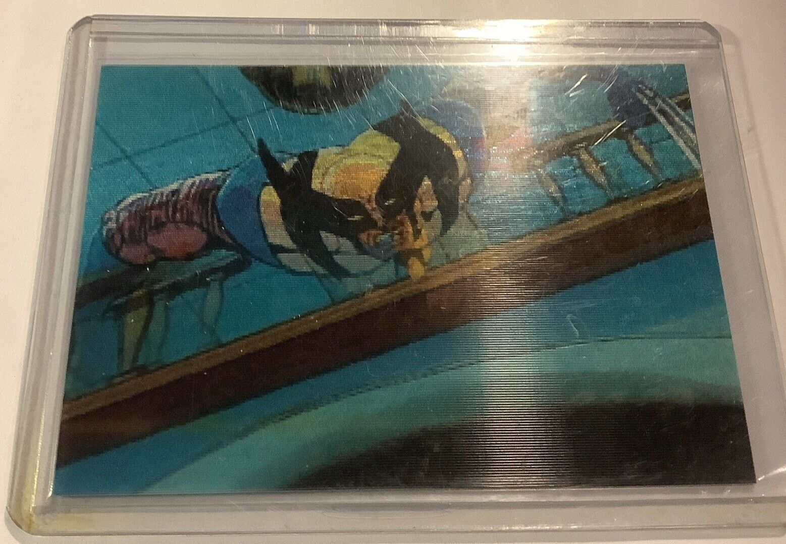 Marvel Motion #18 Collectible Card. Wolverine Lenticular Card NICE