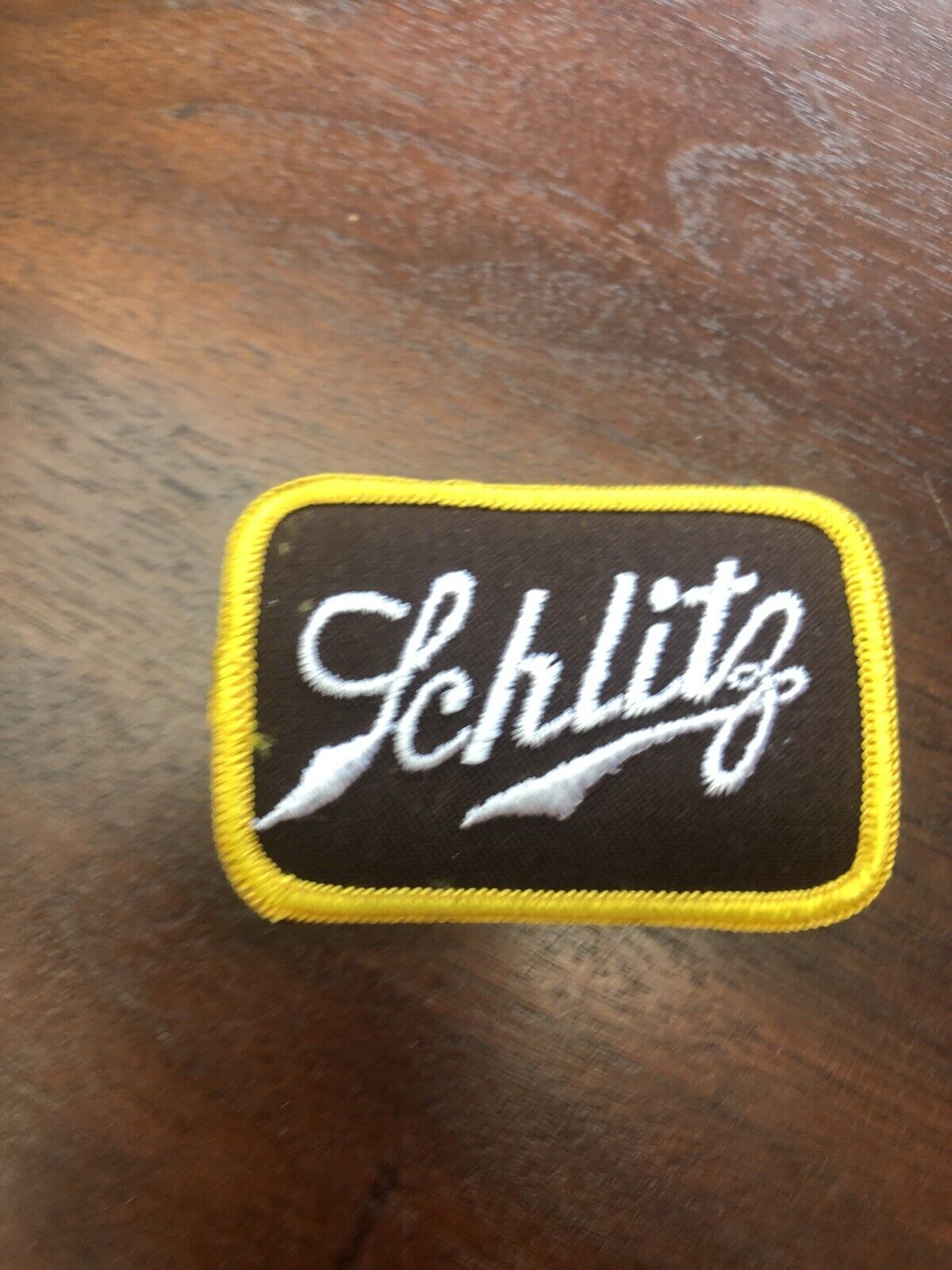 New Vintage Patch 3”x2” Sew Or Iron On Over 25 Years Old Schlitz  Patch