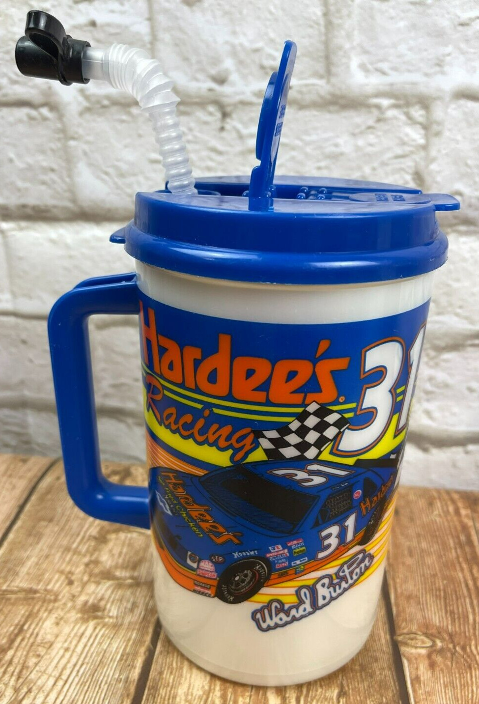 Hardee\'s Racing 1994 #31 Ward Burton Thermo Mug