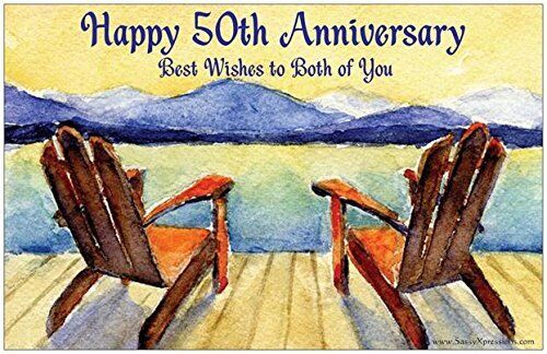 Happy 50th Wedding Anniversary Magnet