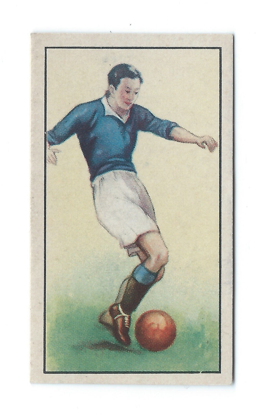 Japanese footballer 1934 British American Tobacco card, soccer Hints on Associat