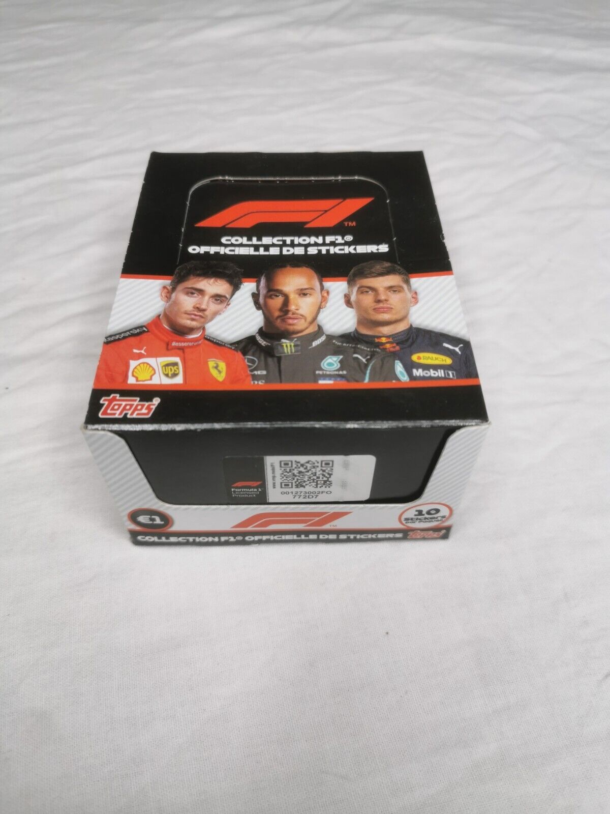 2020 TOPPS (30Packs) 300 Hamilton Leclerc Stickers F1 Box Box