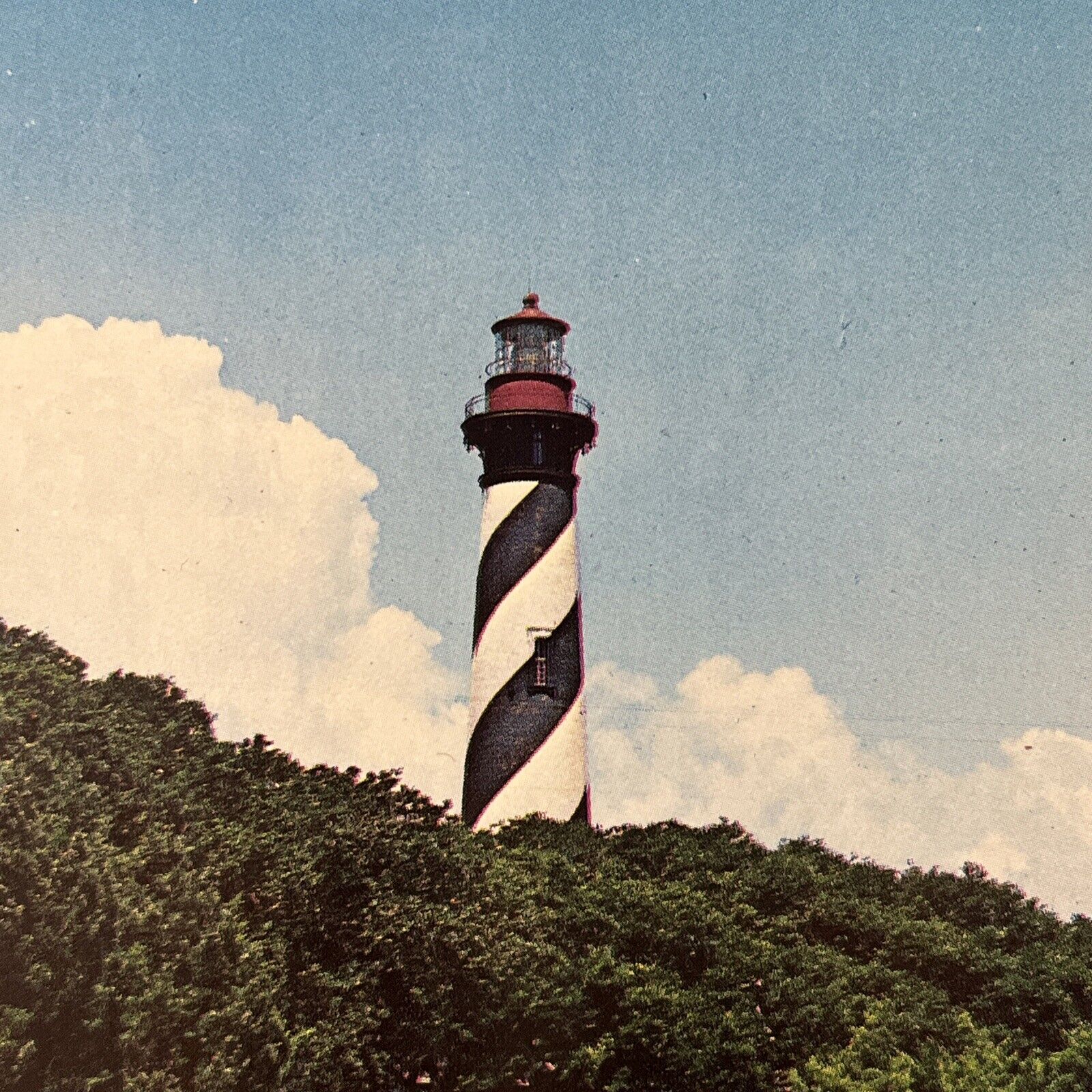 Vintage Postcard Florida St Augustine Lighthouse Nostalgic Tourist Novelty ⭐️