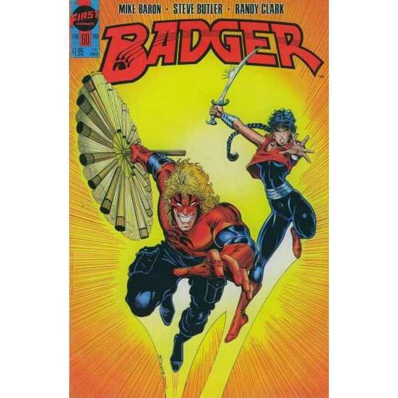Badger (1983 series) #60 in Near Mint + condition. Capital comics [h: