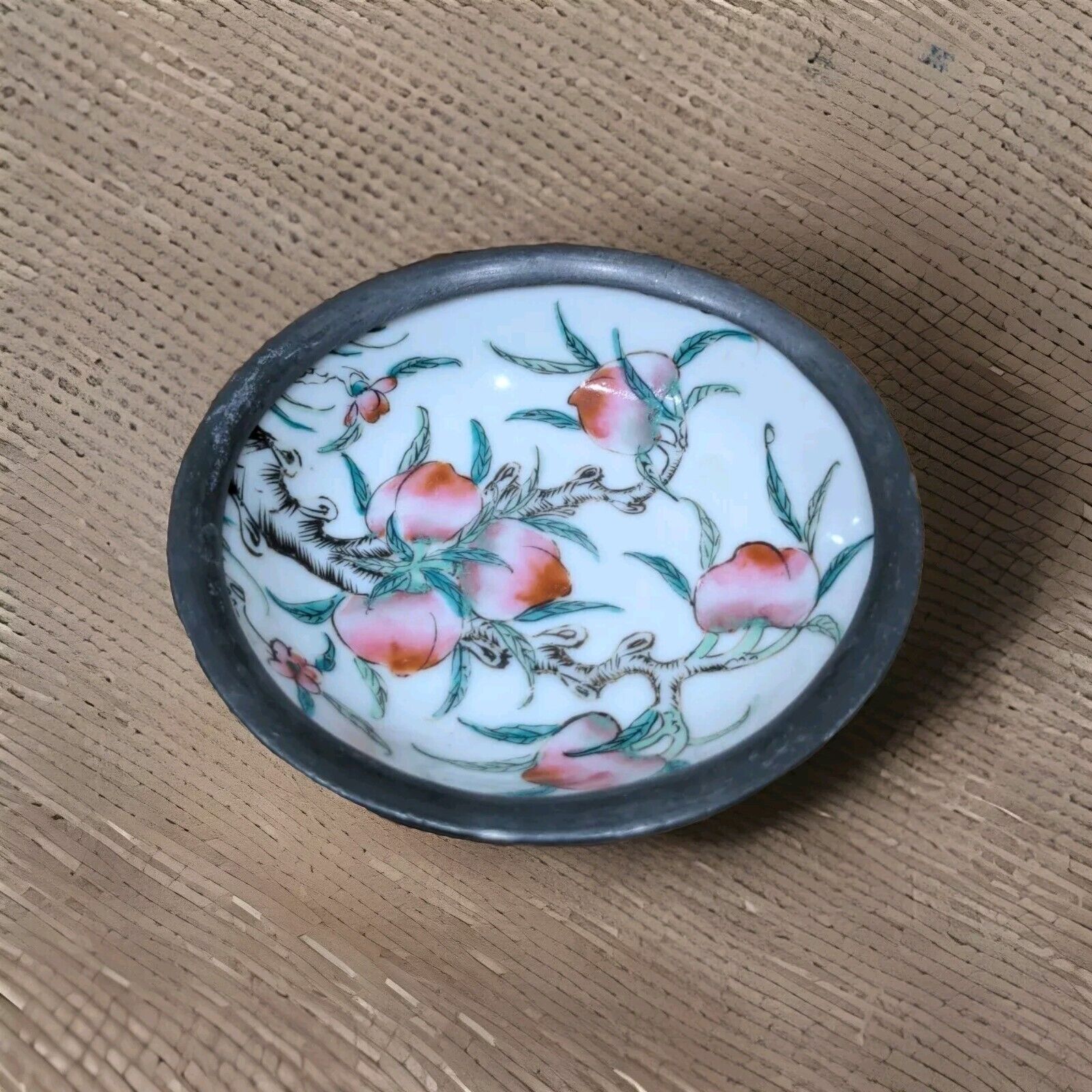 Japanese Porcelain Small Tree Trinket Bowl 4\