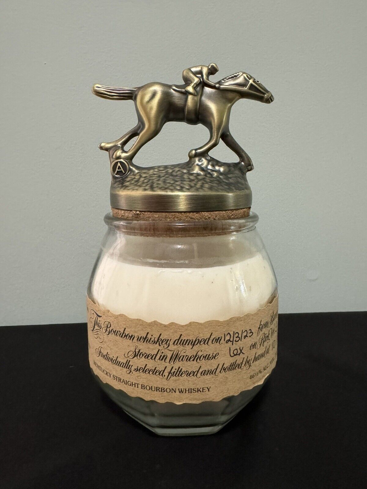 Blanton's Bourbon Horse Stopper Collectors Edition Candle Horse Style A New