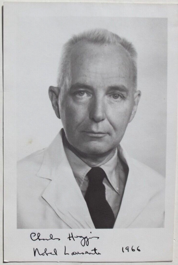 Charles Brenton Huggins Nobel Prize Medicine 1966 Signed Photograph