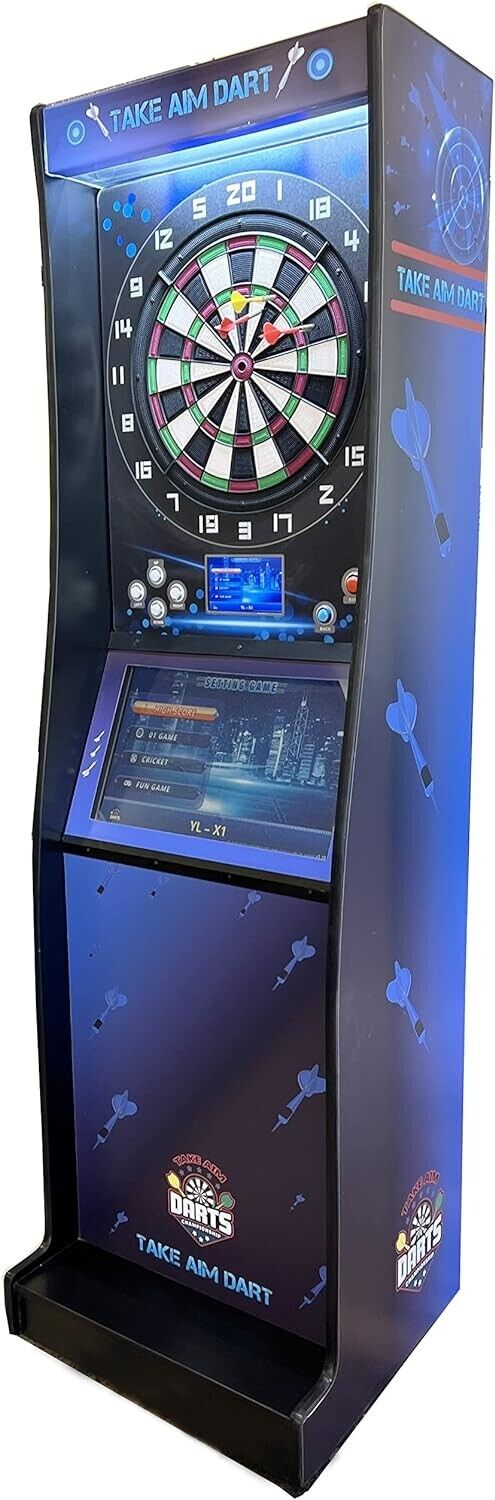 Heavy Duty Electronic Non Coin Operated Take Aim Dart Machine with 23\