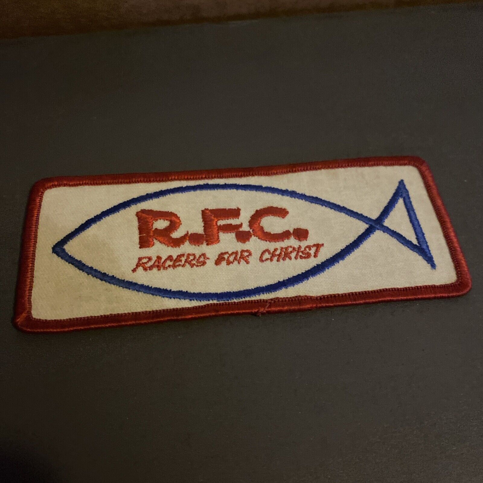 VRG RACERS FOR CHRIST Iron On Patch