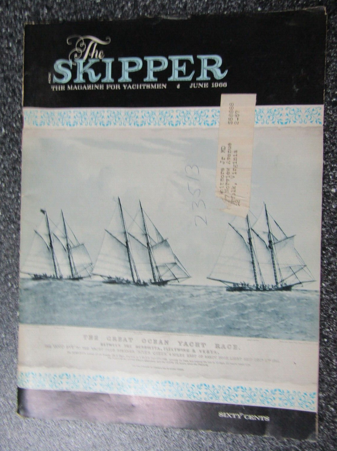 Vintage Magazine- The Skipper- The Magazine for Yachtsmen June 1966- 48 Pages