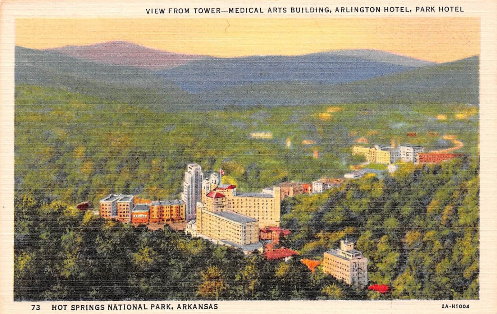 D0940 Air View Medical Arts Bldg. Arlington Hotel Hot Springs Nat\'l Park AR - PC