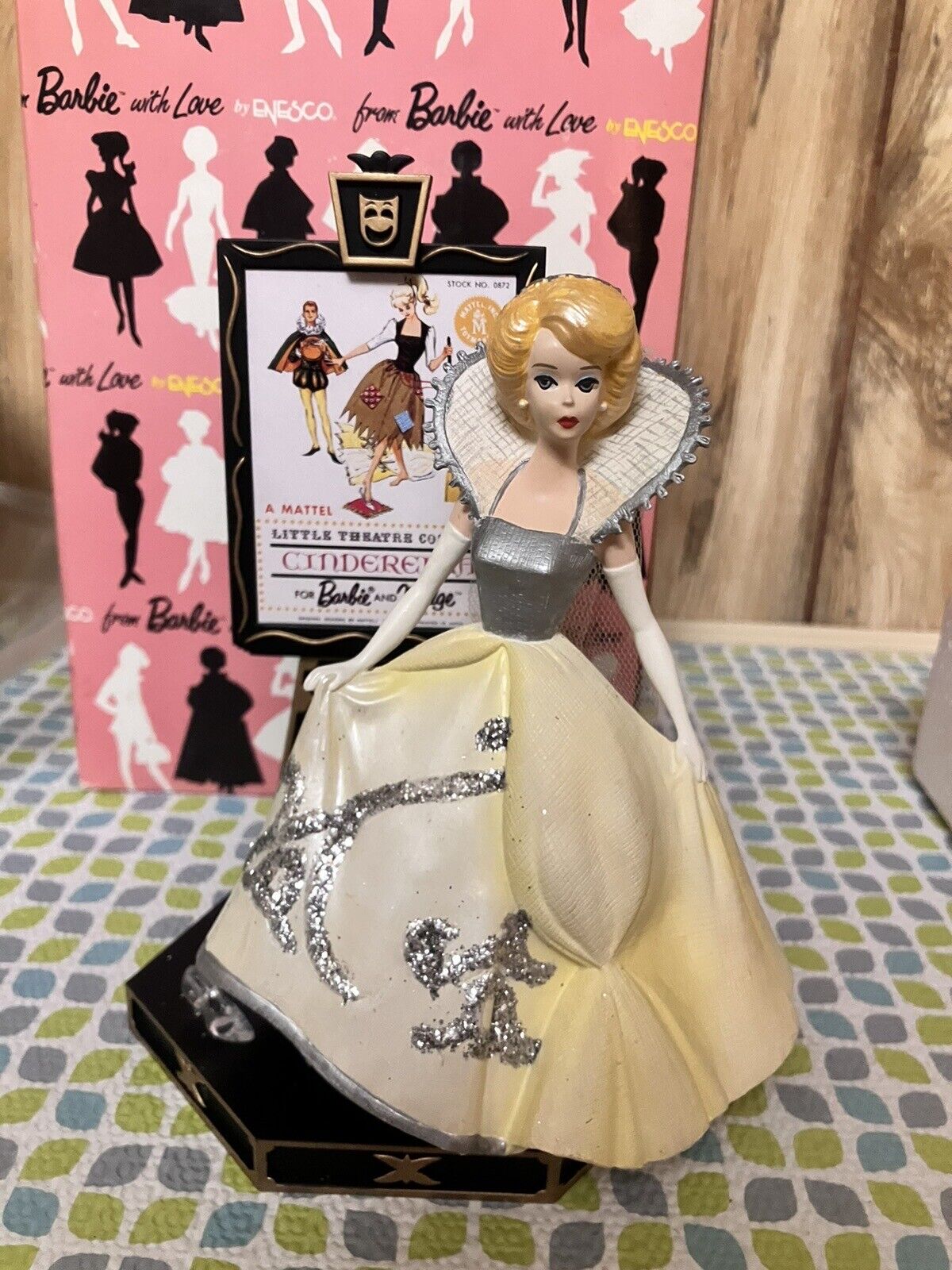 Enesco From Barbie With Love 1964 Barbie As Cinderella 170992 Fashion Figurine